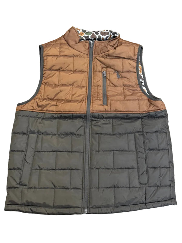 Duck Down Reversible Vest - Localflage Vintage
