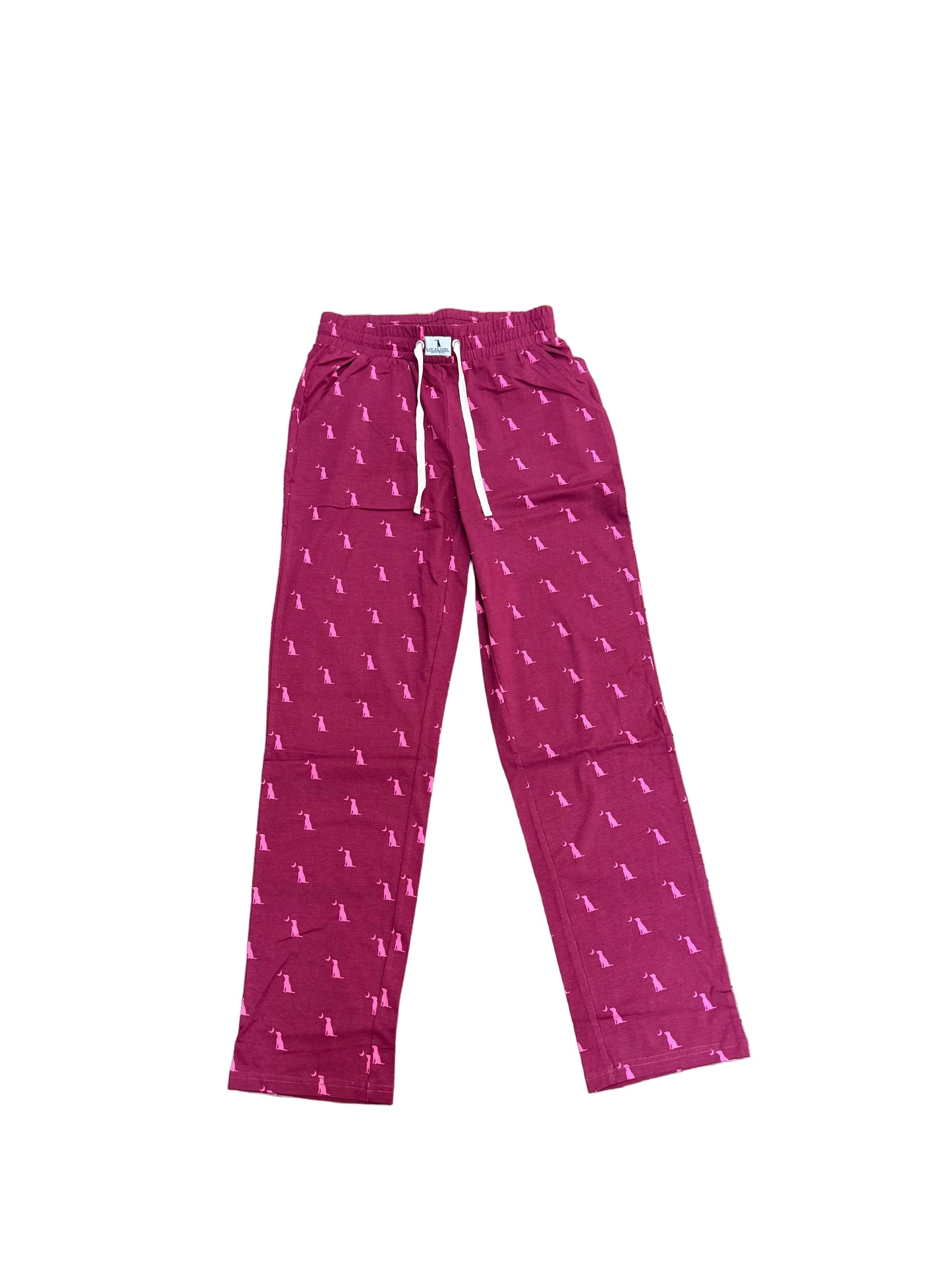 Local Girl Pajama Pants - Berry Dog & Moon