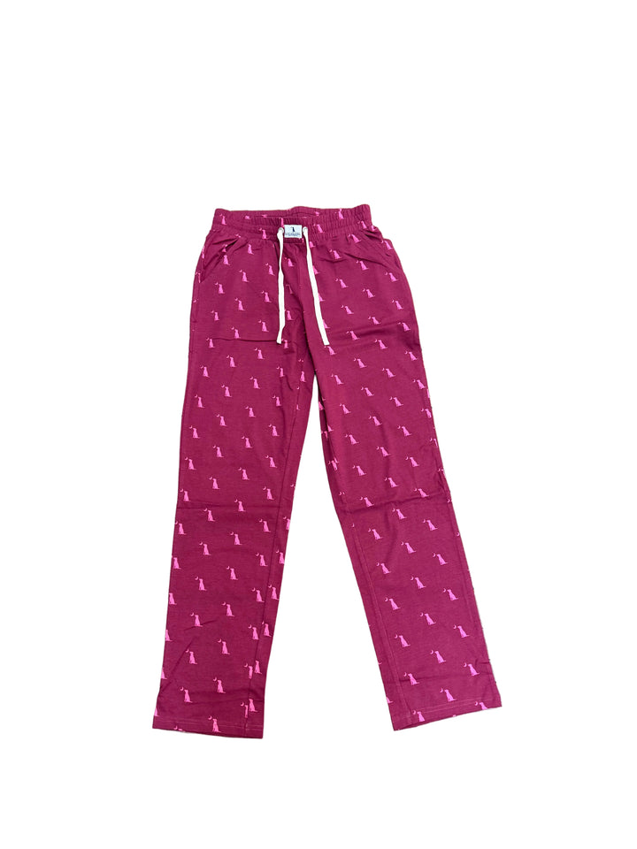 Local Girl Pajama Pants - Berry Dog & Moon