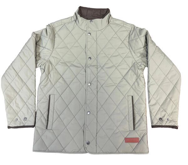 Diamond Quilted Jacket - Beige