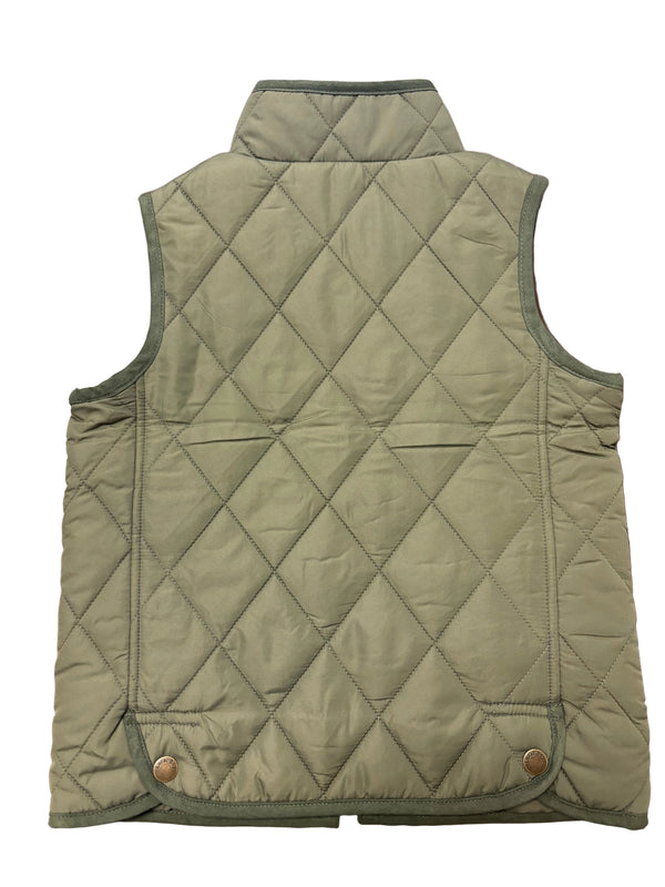 Youth Diamond Quilted Vest - Cedar