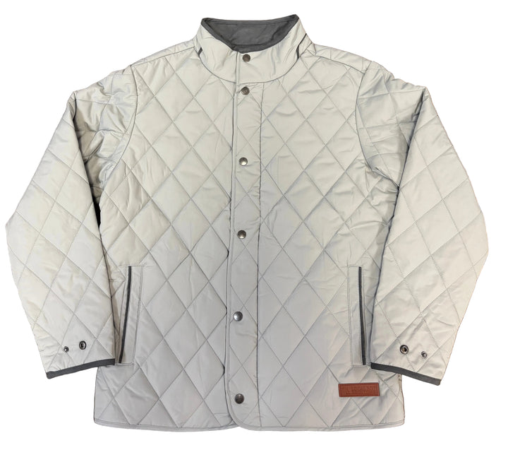 Diamond Quilted Jacket - Ash