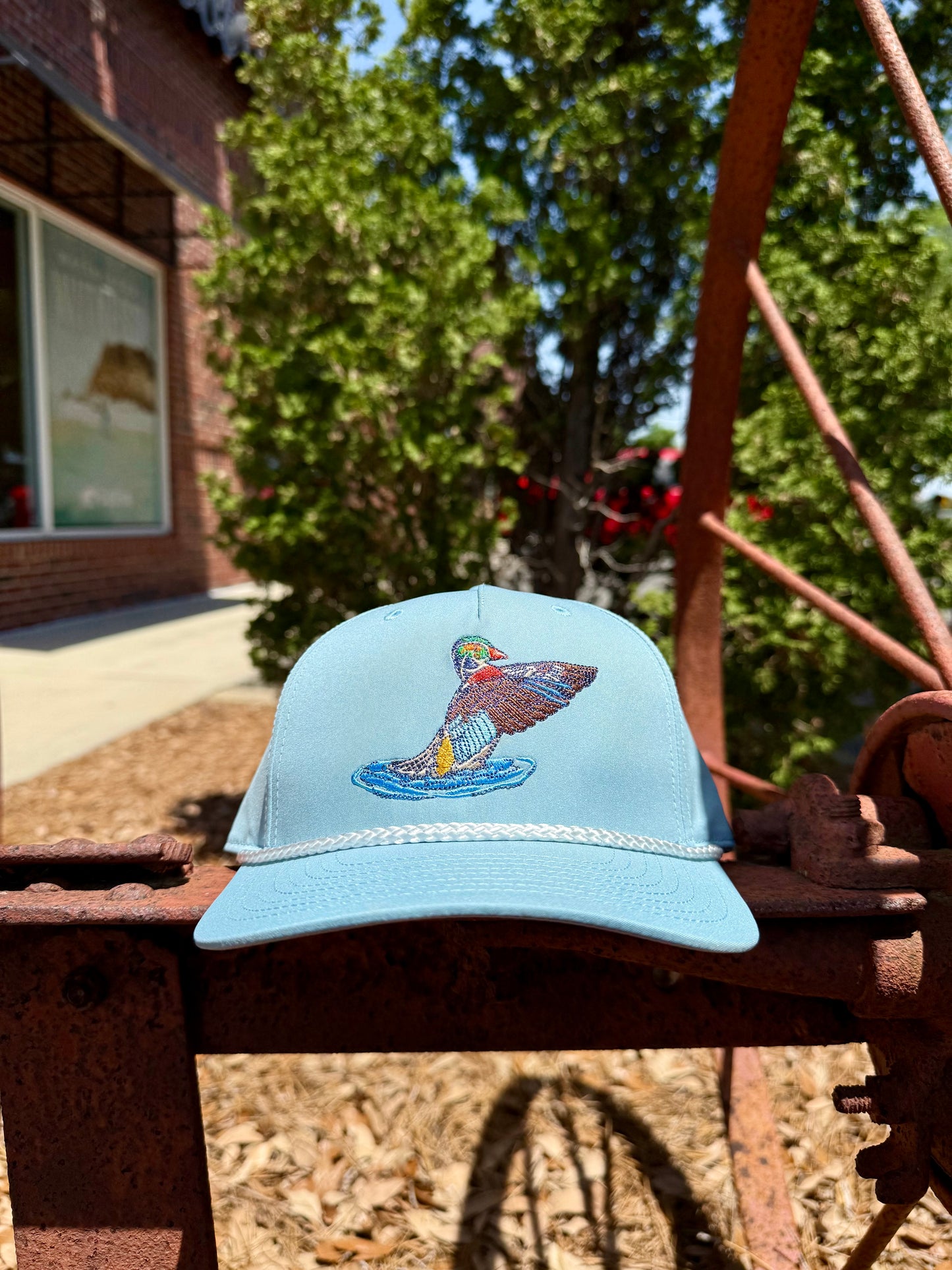 Wood Duck Hat - Smoke Blue