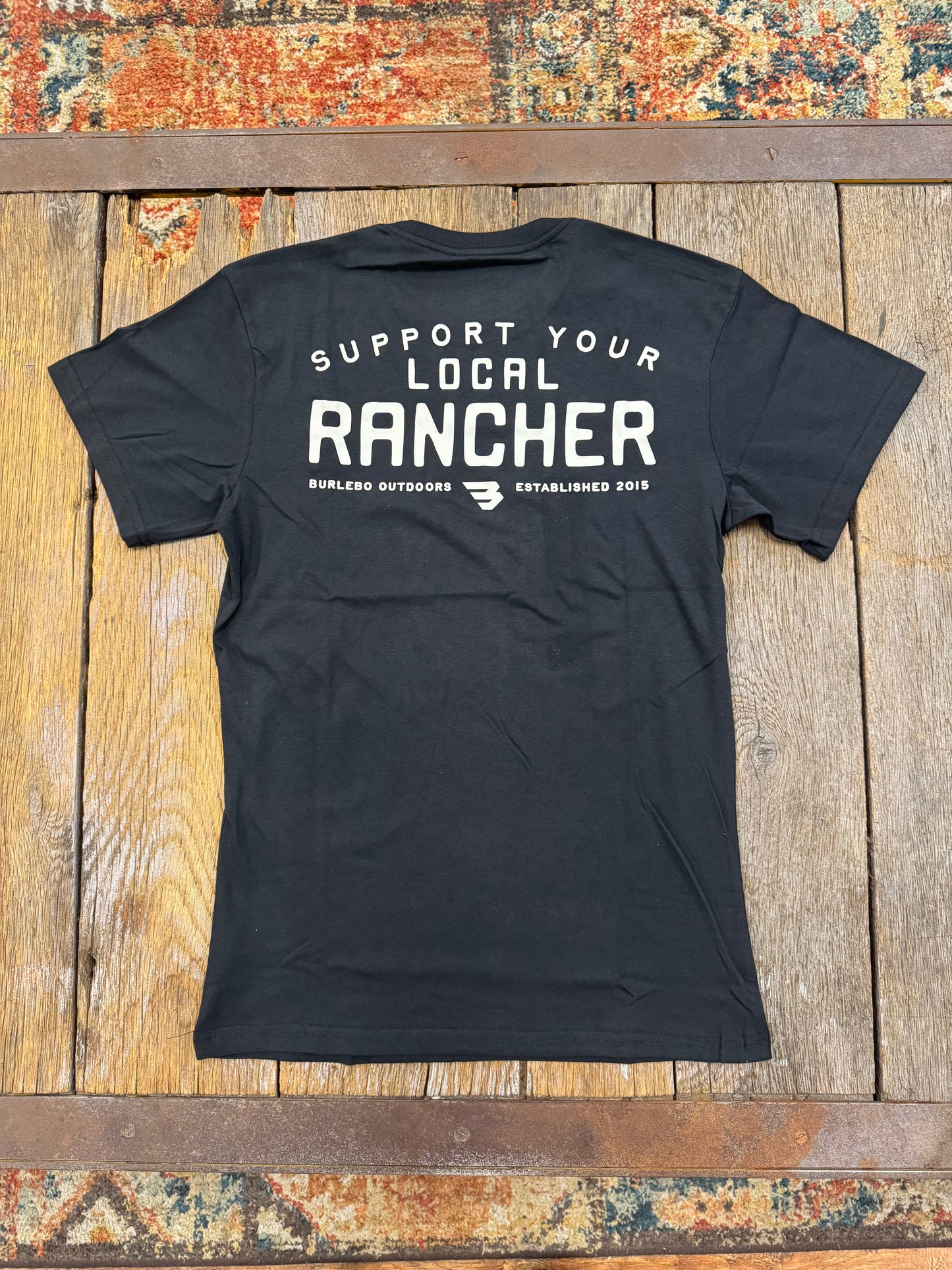 Short Sleeve Tee - Local Rancher - Black