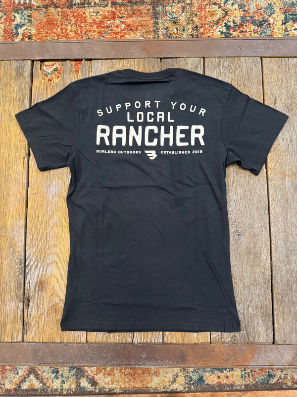 Short Sleeve Tee - Local Rancher - Black