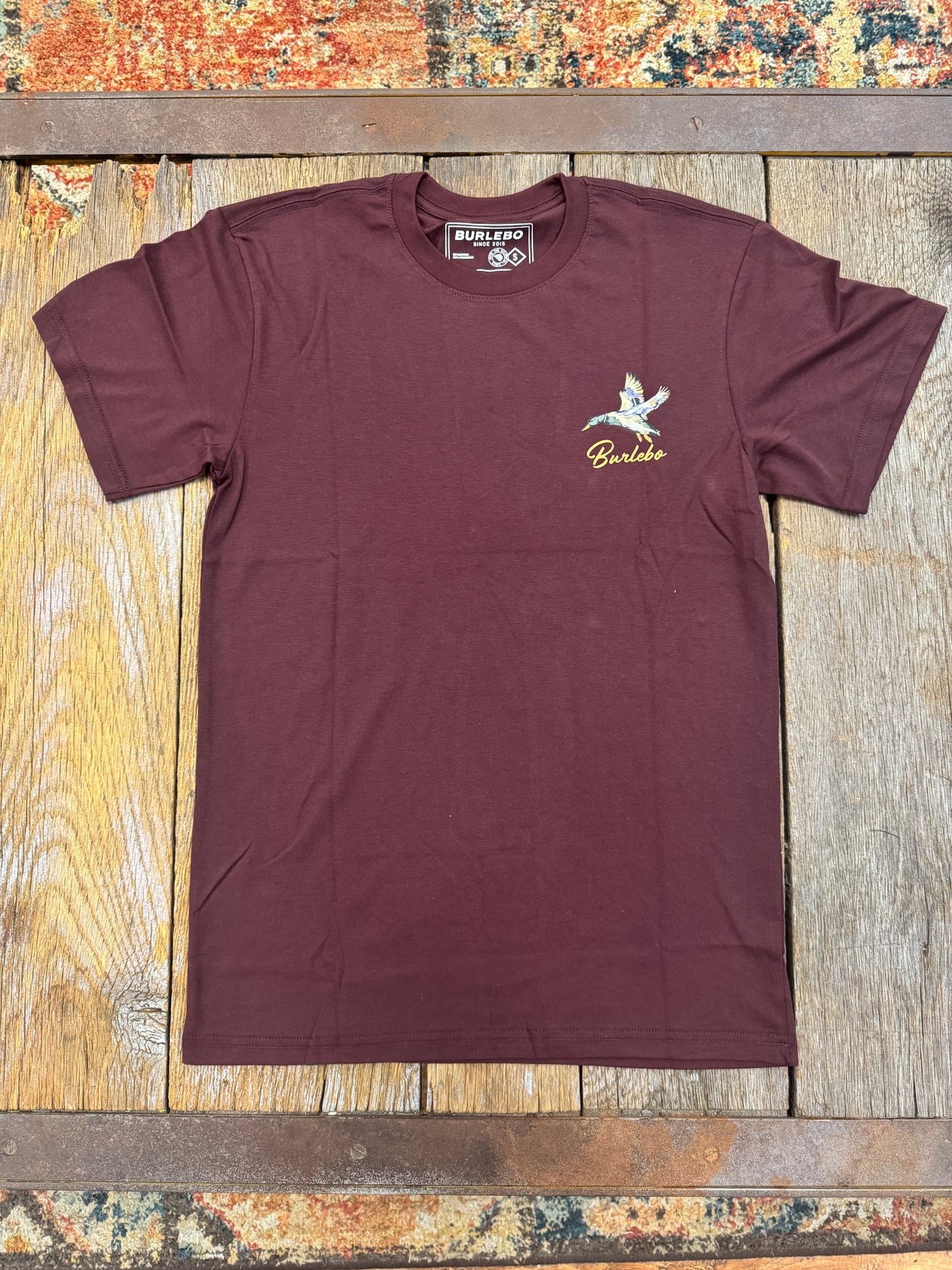 Short Sleeve Tee - Pintail Triangle Duck - Maroon