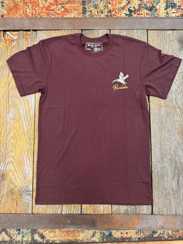 Short Sleeve Tee - Pintail Triangle Duck - Maroon