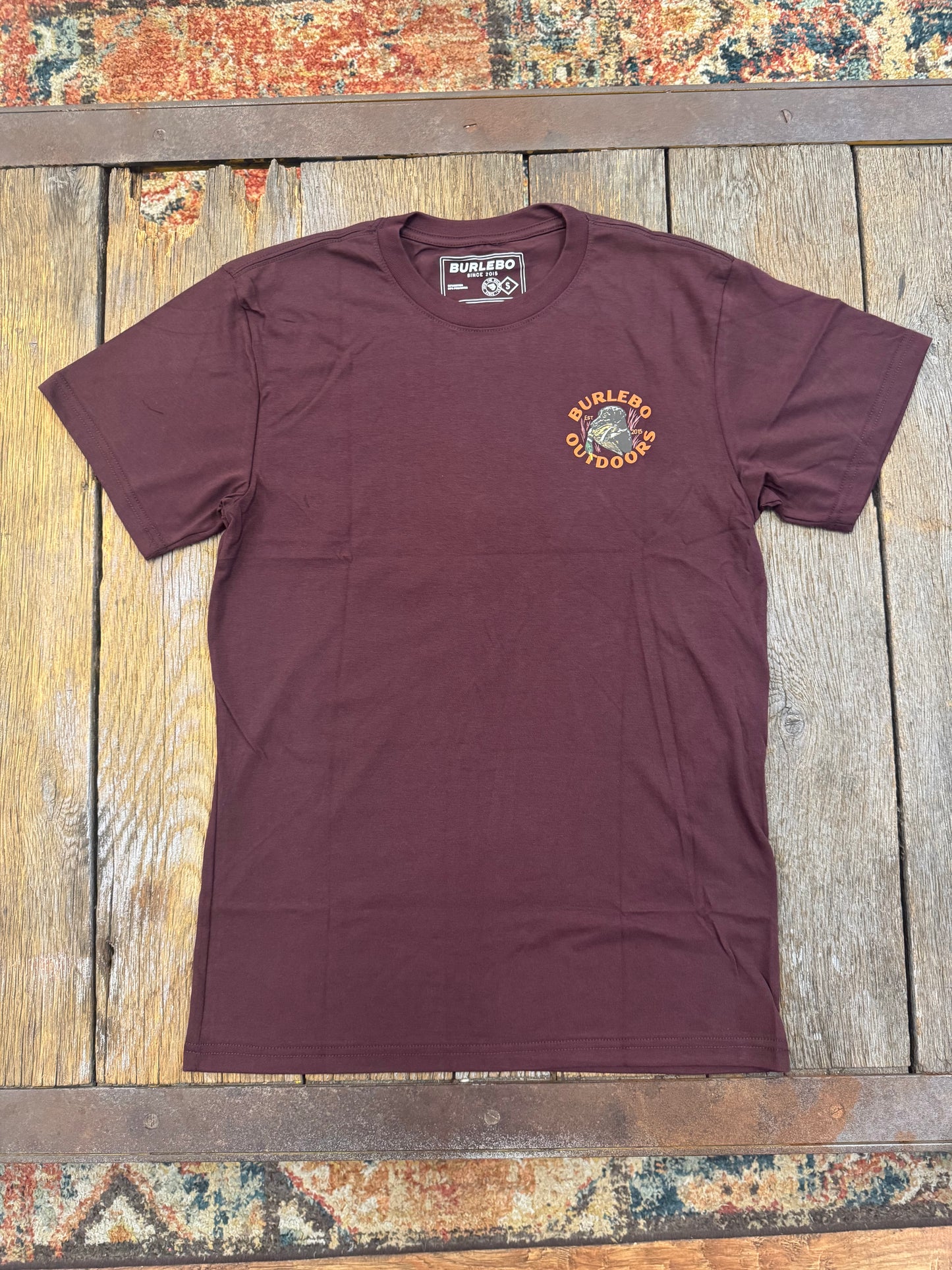 Short Sleeve Tee - Duck Down - Maroon