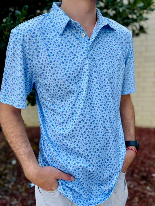 Migration Performance Polo - Blue Sky