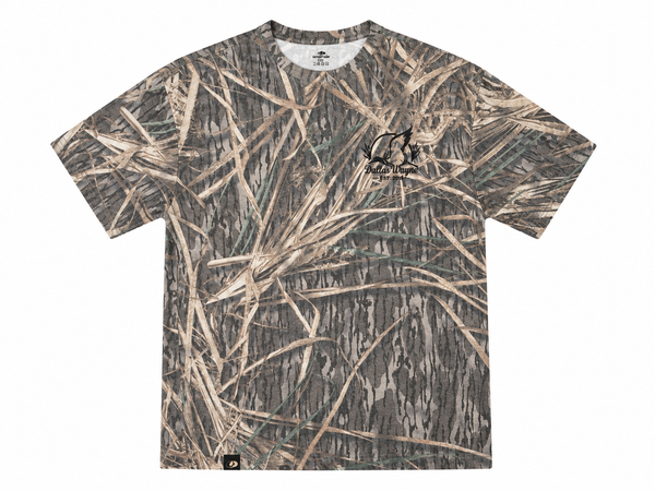 Dallas Wayne Camo Pointer Heritage Tee - Mossy Oak Shadowgrass