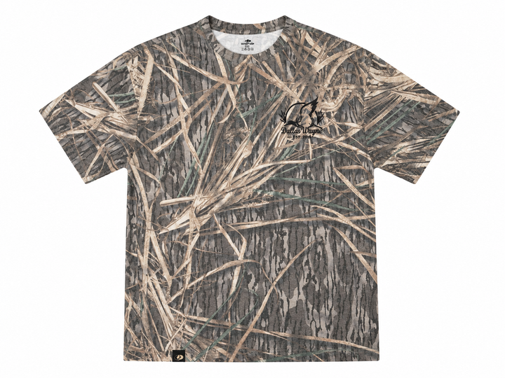 Dallas Wayne Camo Pointer Heritage Tee - Mossy Oak Shadowgrass