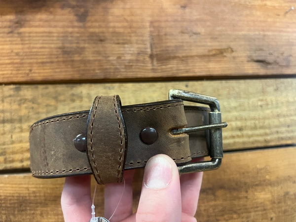 San Antonio - 1.5” Scalloped Oil Tanned Casual Belt