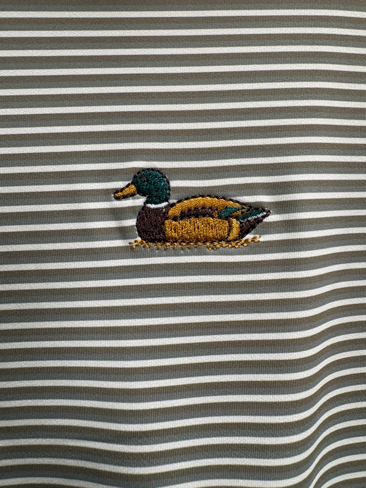 Decoy Performance Polo - Marsh Grass Stripe