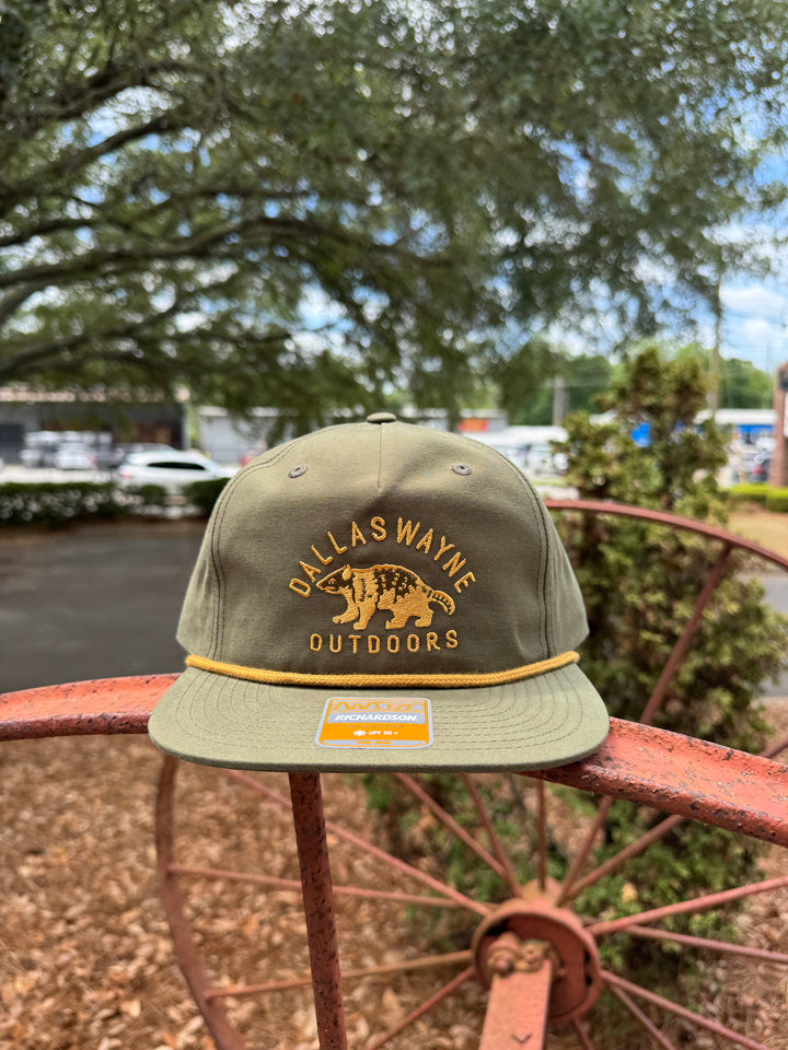 Dallas Wayne Field Hat- Opossum - Field Green