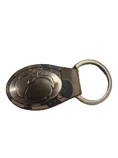 Camo Oval Cotton Concho Key Fob