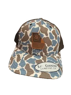 Georgia Patch Blue Camo Hat