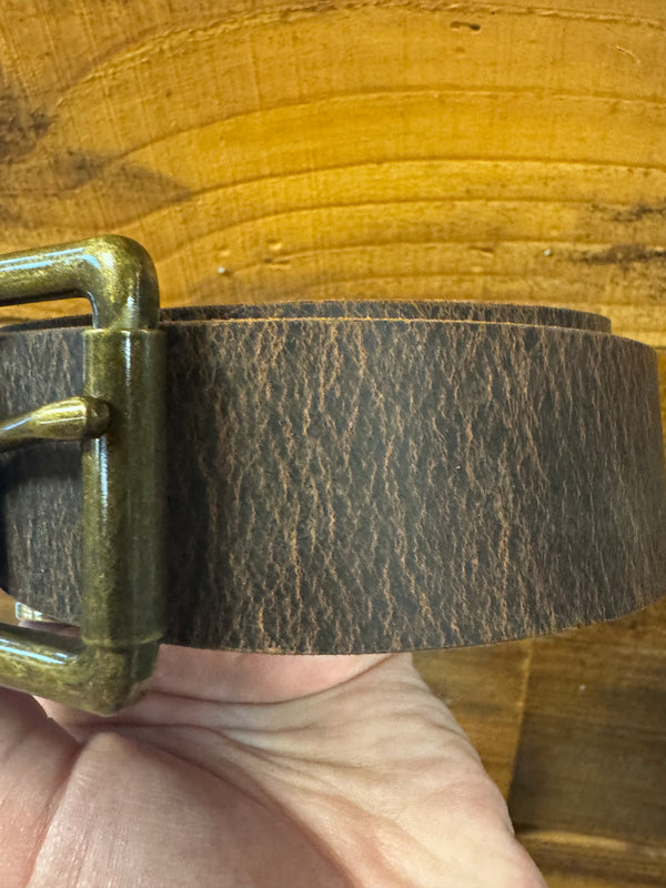 Branson Distressed Brown Belt 1.5" Casual