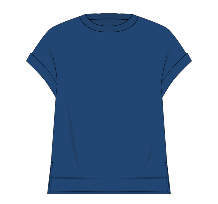 Off Duty Cuff Top - Set Sail