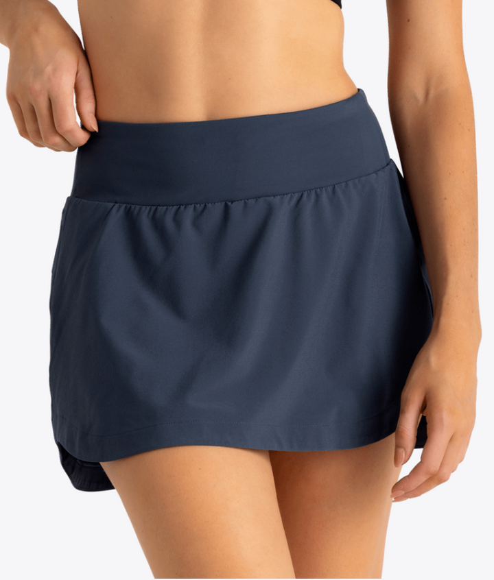 Women's Bamboo-Lined Active Breeze Skort - 13 - Blue Dusk II