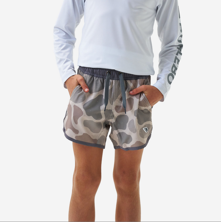 Youth Swim Trunk - Jumbo Deer Camo