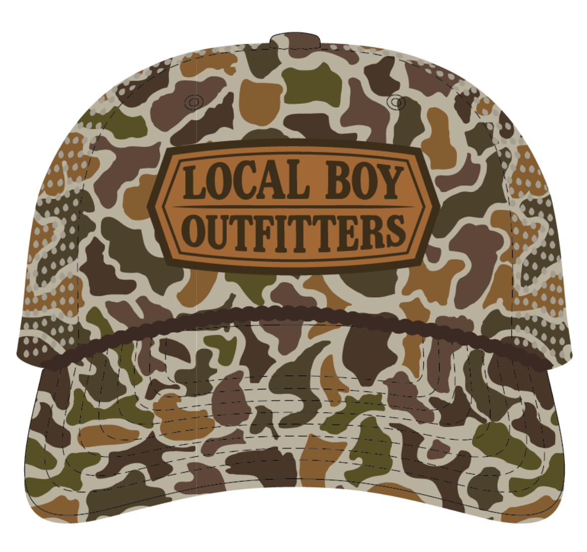 Leather Crest Performance Rope Hat - Localflage Vintage