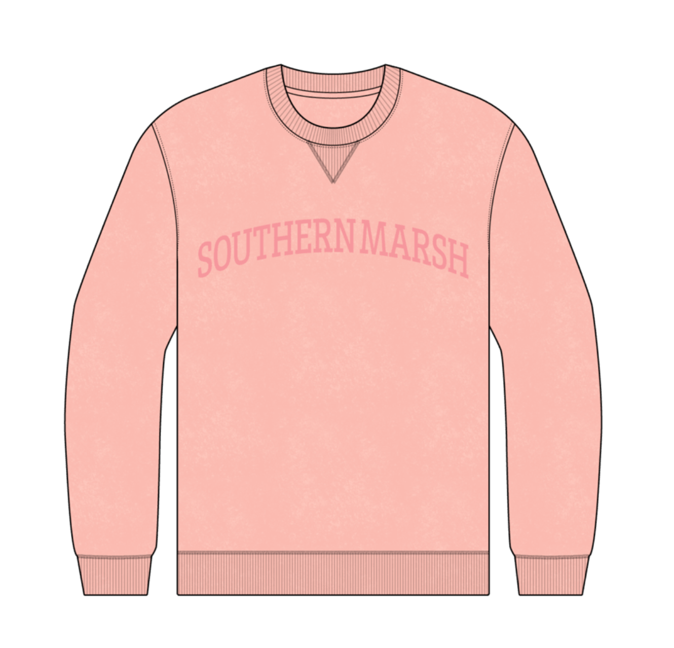 Youth Varsity Vintage Crew Sweatshirt - Camelia