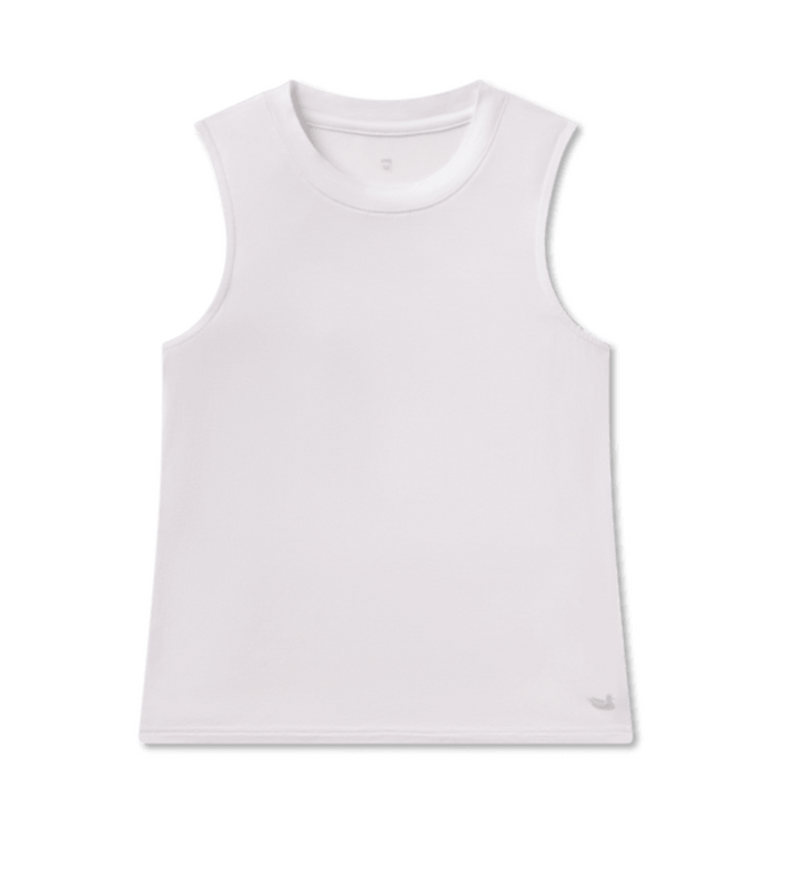 Youth Celeste Active Tank - White