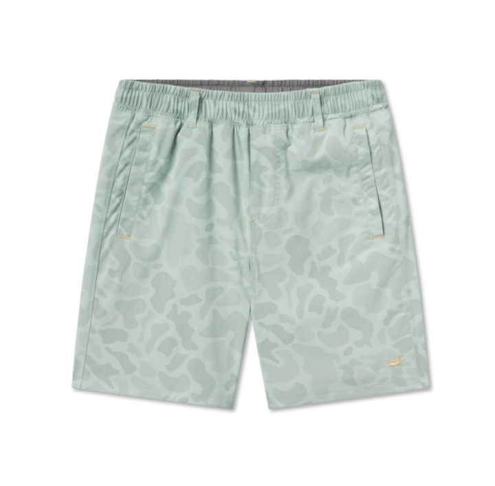 Youth Billfish Lined Performance Short - Camo - Olive
