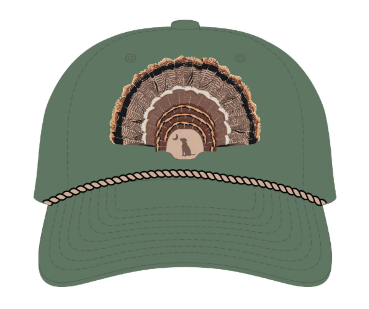 Turkey Mount High Crown Rope Hat