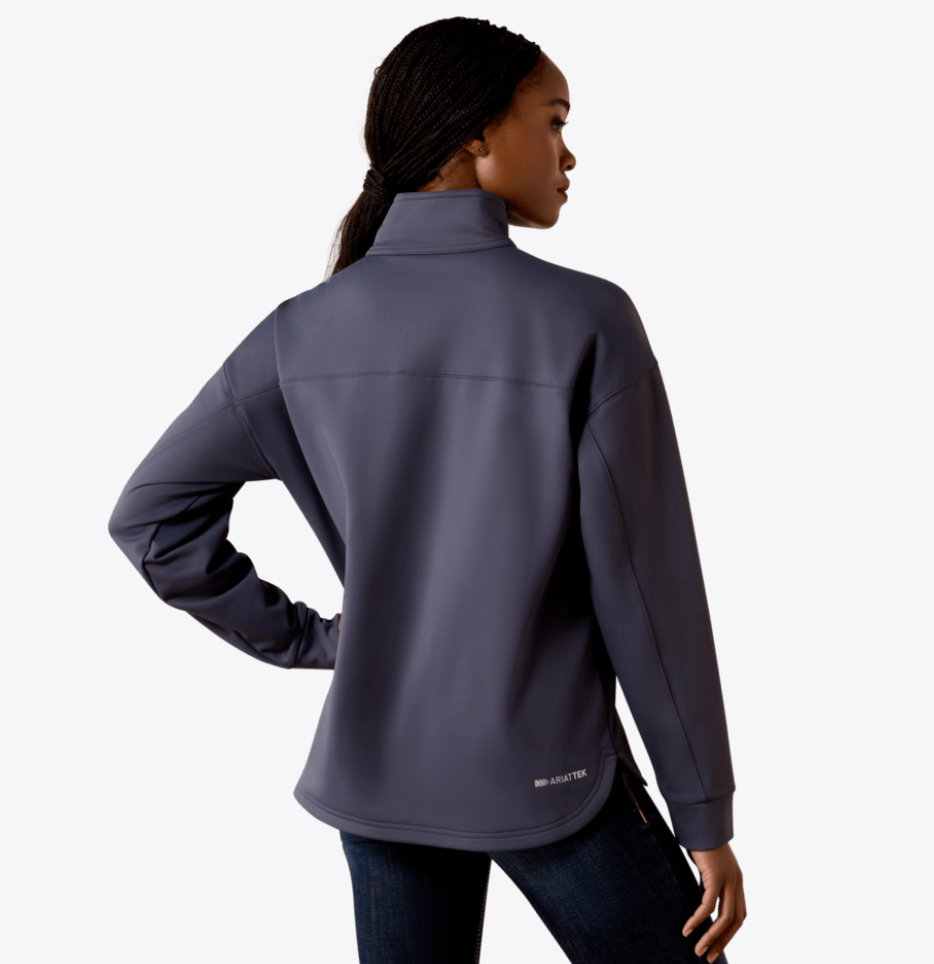 Breeze Logo 1/2 Zip Sweatshirt - Ombre Blue