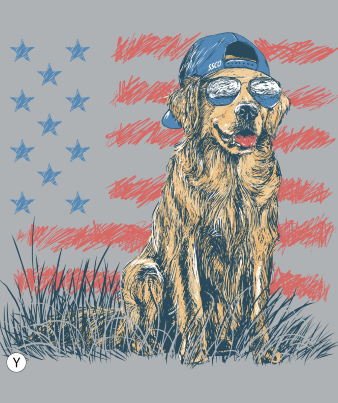 Youth AttaBoy Tee SS - Harbor Mist