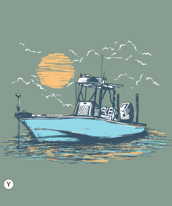 Youth Bay Breeze Tee SS - Iceberg Green