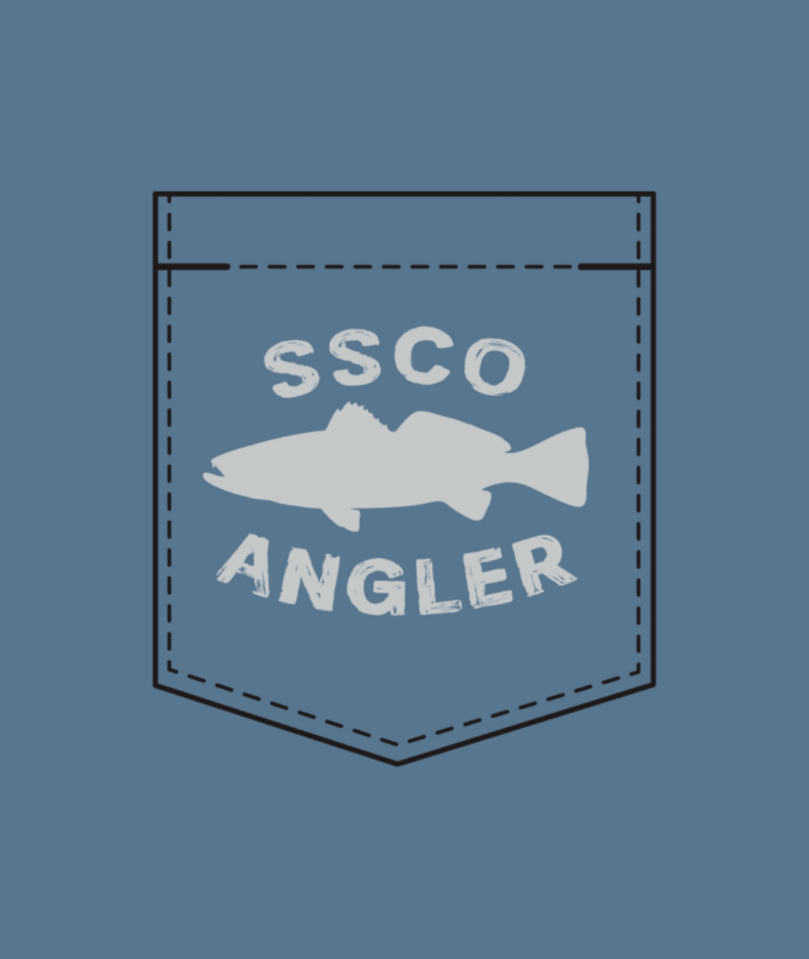 Youth Flood Tide Camo Tee SS - Nautical Blue