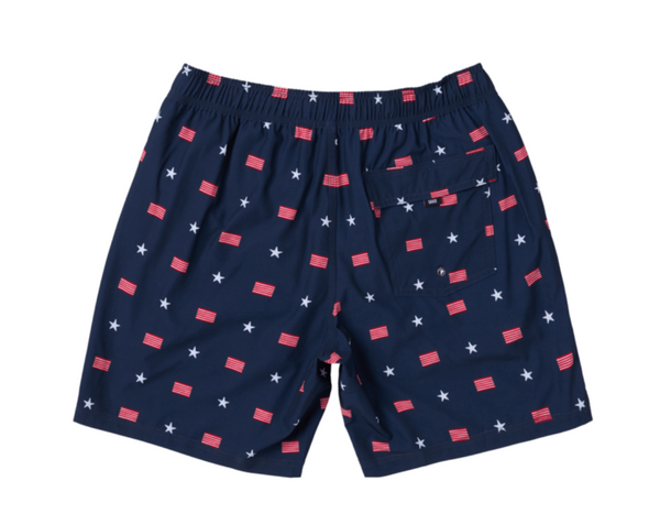 Oh Buoy 2N1 Volley 7" Trunk - USA Signet