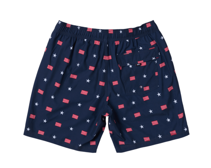 Oh Buoy 2N1 Volley 7" Trunk - USA Signet