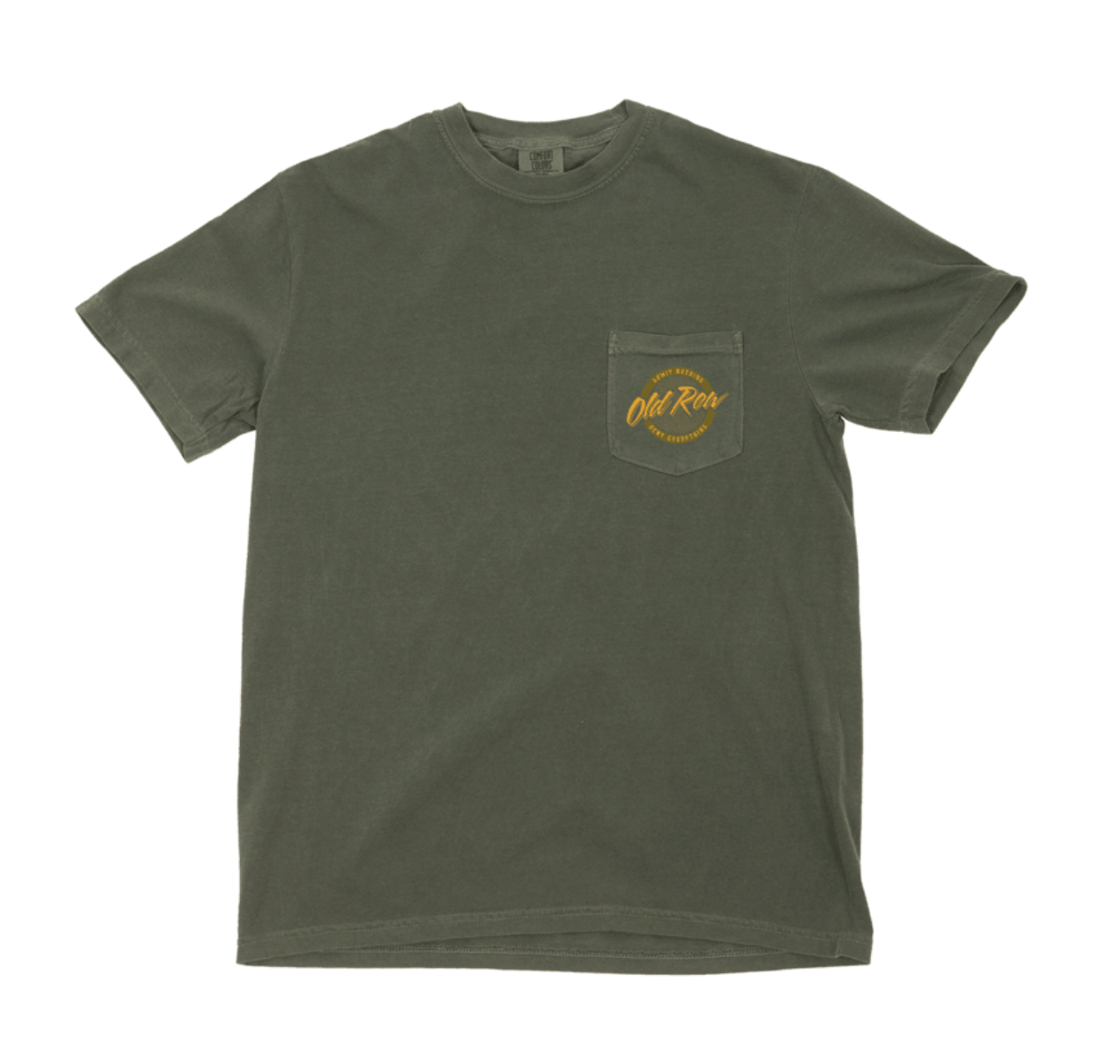 Circle Logo Pocket Tee - Moss