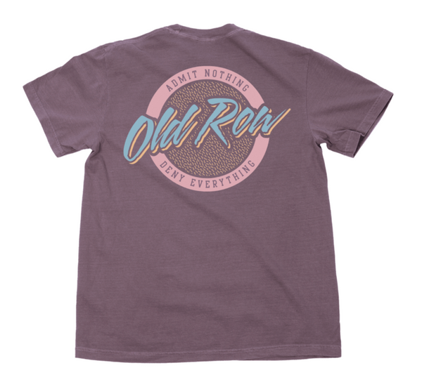 Circle Logo Pocket Tee - Wine