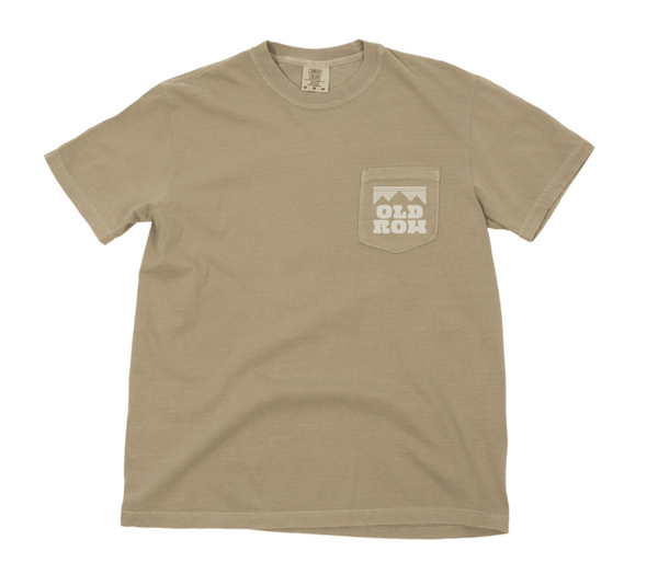 The Bucking Armadillo Pocket Tee - Khaki