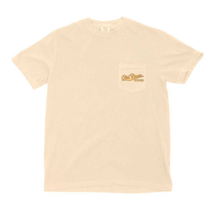 On The Hunt Pocket Tee - Ivory