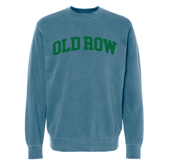 Old Row Pigment Dyed Crewneck - Blue Jean