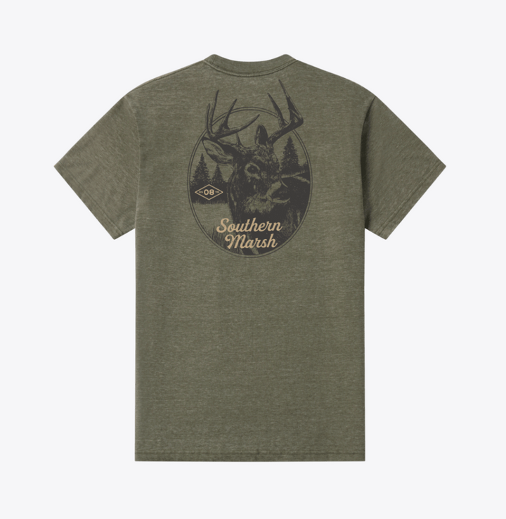 SEAWASH™ Tee - Whitetail - Dark Olive