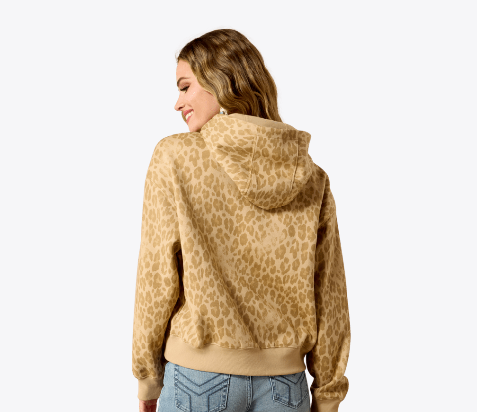 Women's Essential Hoodie - Faded Leopard