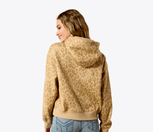 Women's Essential Hoodie - Faded Leopard