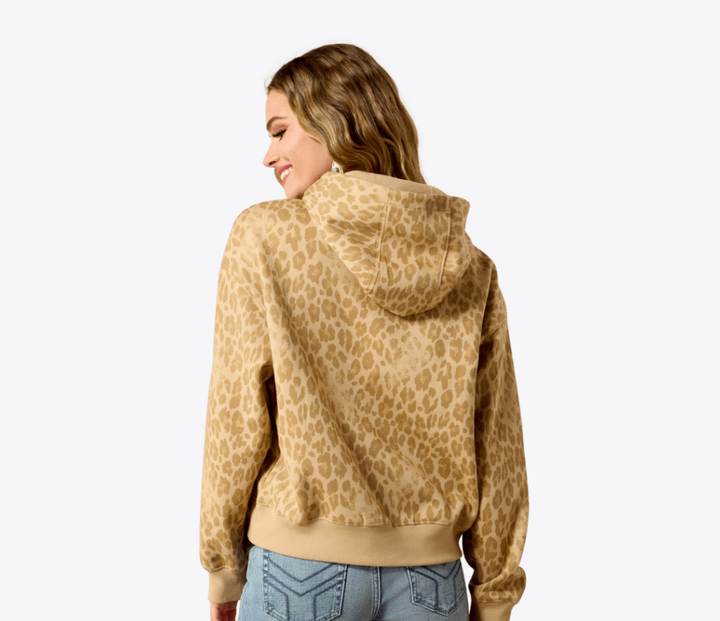 Women's Essential Hoodie - Faded Leopard