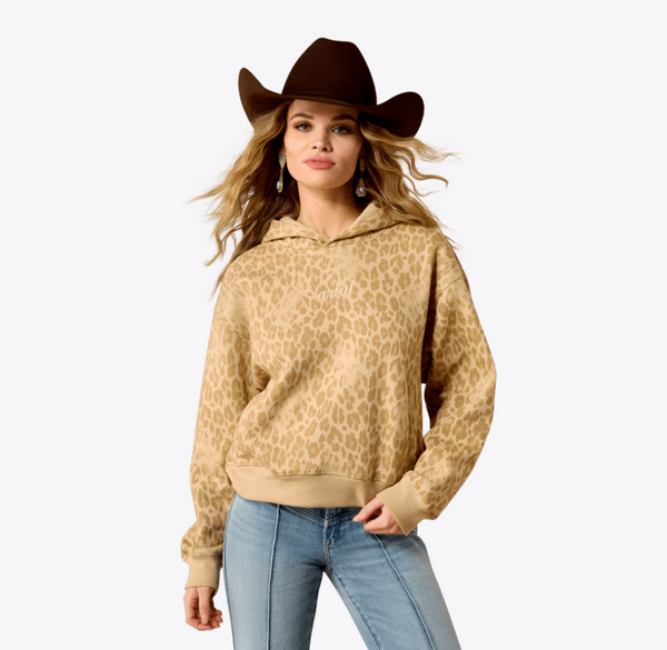 Women's Essential Hoodie - Faded Leopard
