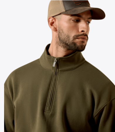 Core 1/4 Zip Sweatshirt - Grape Leaf