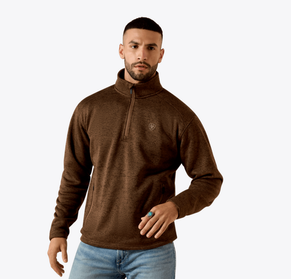 Caldwell 1/4 Zip Sweater - Carafe