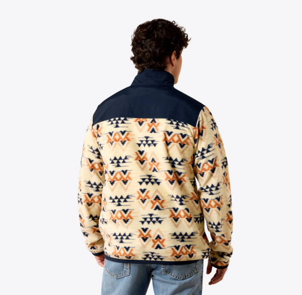 Basis Fleece Pullover - Oxford Tan Arrows