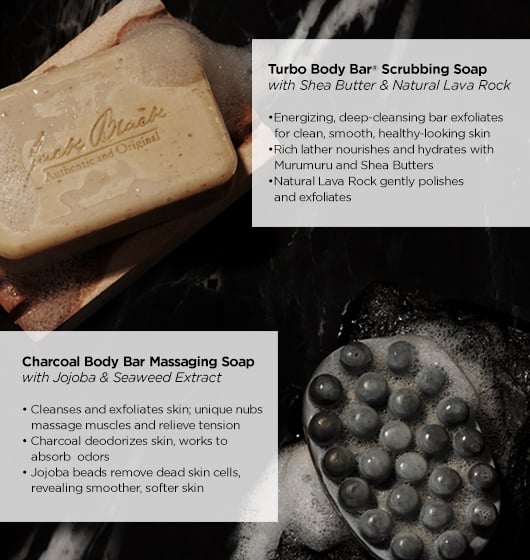 Turbo Body Bar® Scrubbing Soap Shea Butter & Natural Lava Rock
