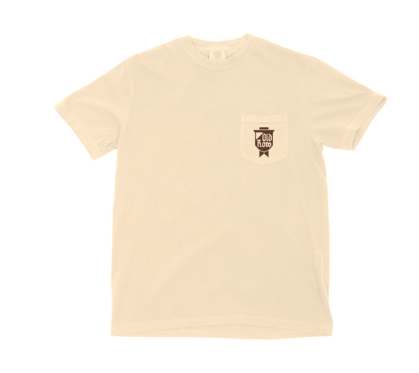 Brews and Views Pocket Tee - Ivory